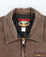 Vintage 2000's Tough Duck Faded Brown Lined Detroit Style Jacket - XL