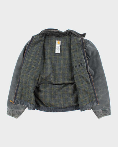 Vintage Carhartt Lined Green Faded Detroit Jacket - XL