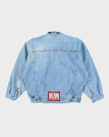 Vintage 2000's Disney Embroidered Patched Denim Jacket - M