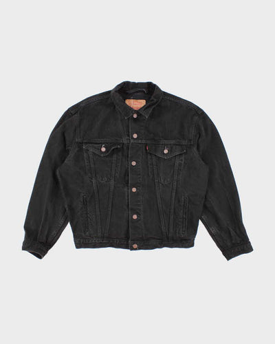 Vintage 2000's Levi's Black Dark Wash Denim Jacket - L