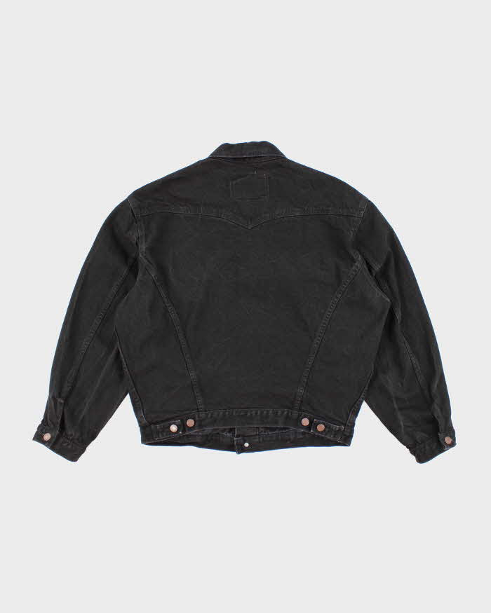 Vintage 2000's Levi's Black Dark Wash Denim Jacket - L