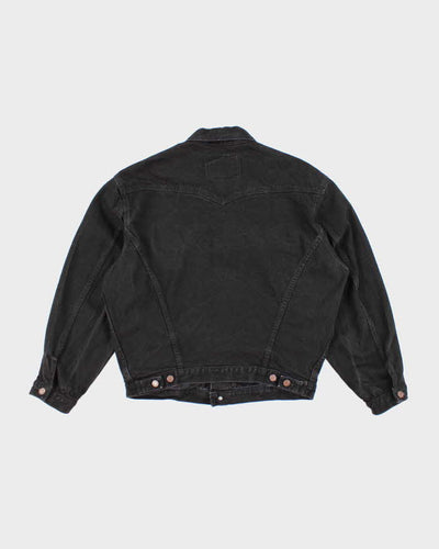 Vintage 2000's Levi's Black Dark Wash Denim Jacket - L