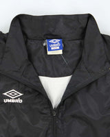 Vintage 90's Umbro Patterned Lightweight Windbreaker Jacket - L
