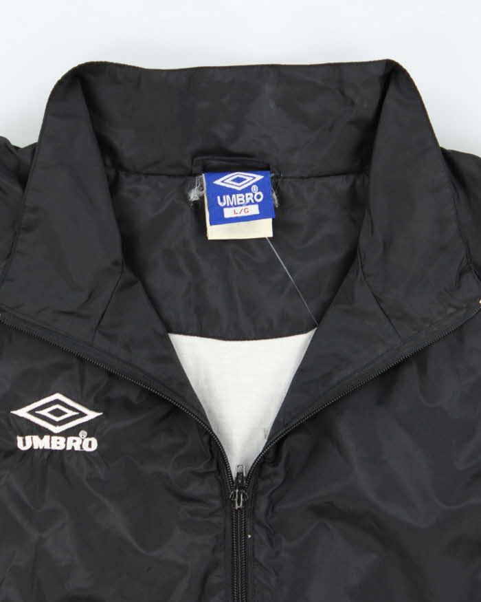 Vintage 90's Umbro Patterned Lightweight Windbreaker Jacket - L