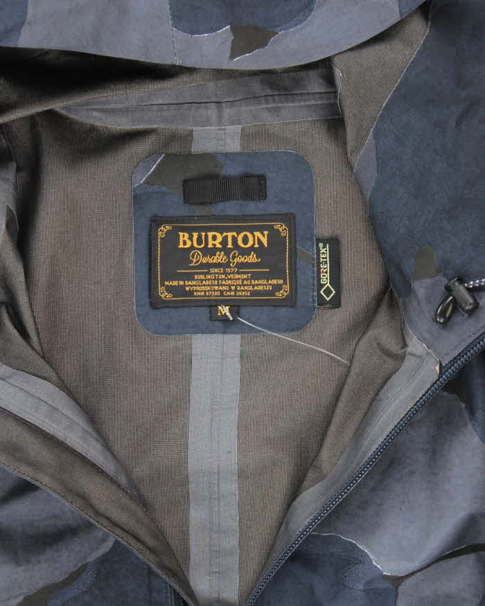 Vintage 2000's Burton Snowboards Patterned Anorak Jacket - M