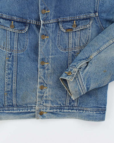 Vintage 90's Lee Fleece Lined Storm Rider Denim Jacket - L