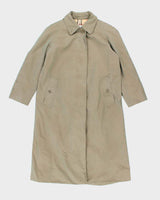Vintage 80s Burberry Mac Trench Coat - S