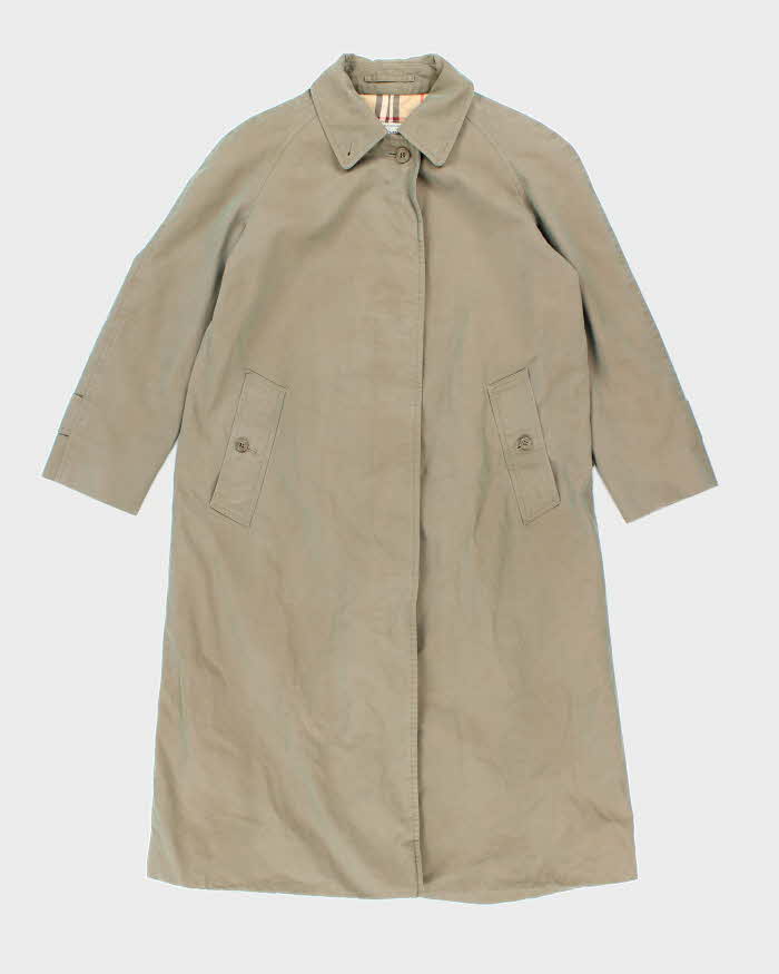 Vintage 80s Burberry Mac Trench Coat - S