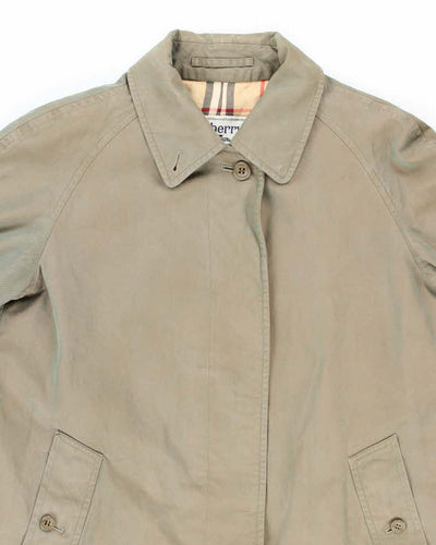 Vintage 80s Burberry Mac Trench Coat - S