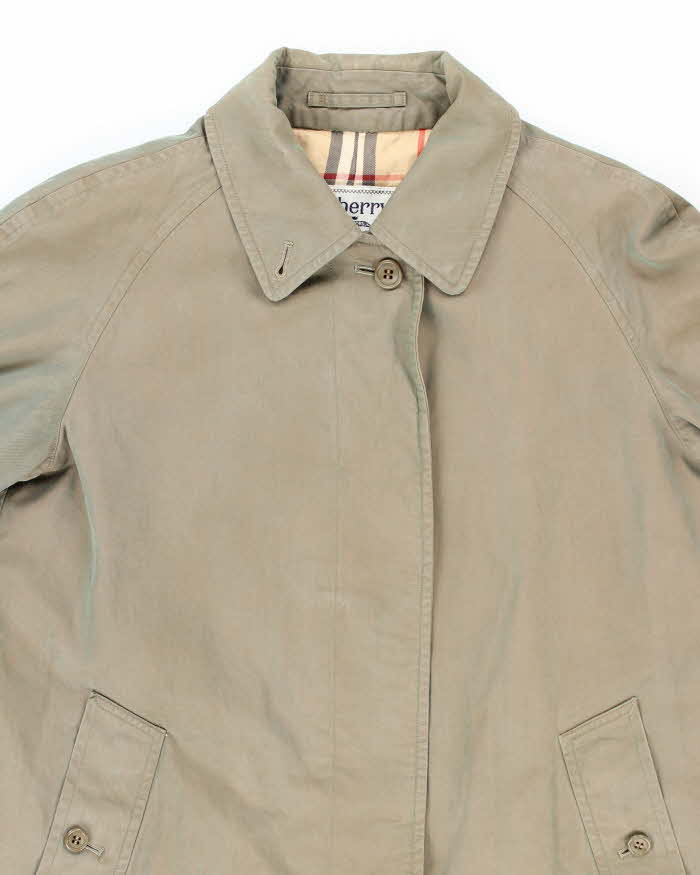 Vintage 80s Burberry Mac Trench Coat - S
