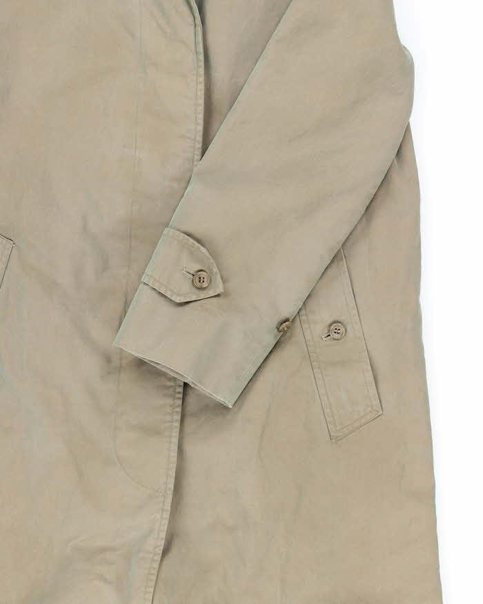 Vintage 80s Burberry Mac Trench Coat - S