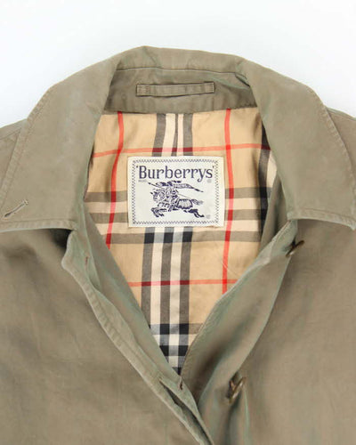 Vintage 80s Burberry Mac Trench Coat - S