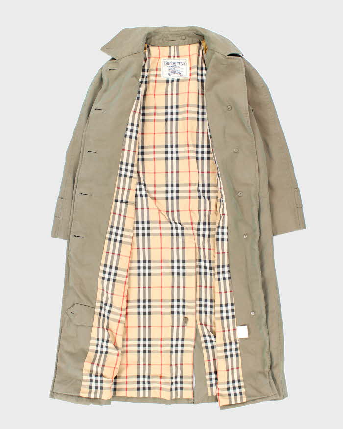 Vintage 80s Burberry Mac Trench Coat - S