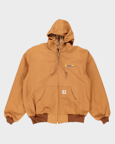 Vintage 2000's Carhartt Embroidered Hooded Active Jacket - M