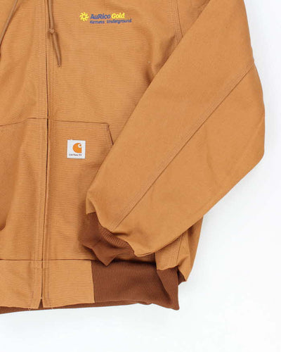 Vintage 2000's Carhartt Embroidered Hooded Active Jacket - M