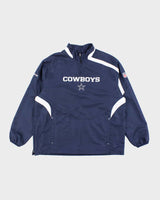 Vintage 2000's NFL Dallas Cowboys 1/4 Zip Windbreaker Jacket - XL