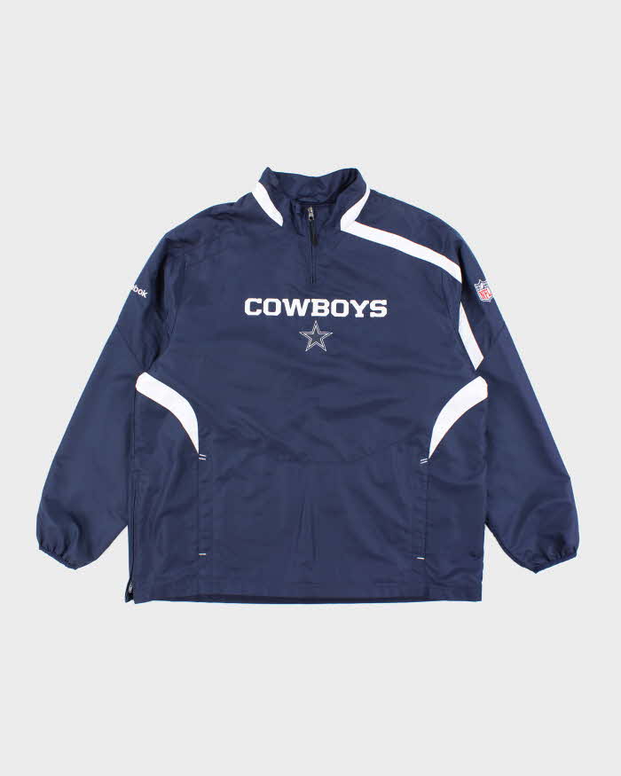 Vintage 2000's NFL Dallas Cowboys 1/4 Zip Windbreaker Jacket - XL