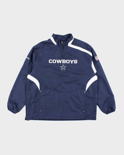 Vintage 2000's NFL Dallas Cowboys 1/4 Zip Windbreaker Jacket - XL