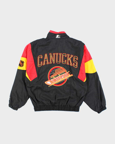 Vintage 2000's Starter Vancouver Canucks Embroidered Anorak Jacket - S