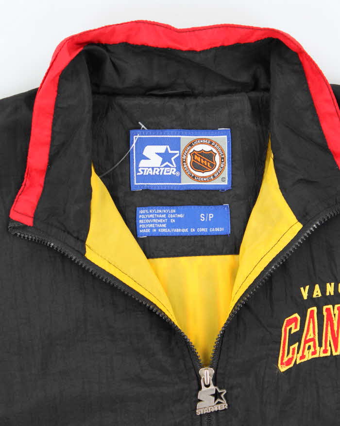 Vintage 2000's Starter Vancouver Canucks Embroidered Anorak Jacket - S