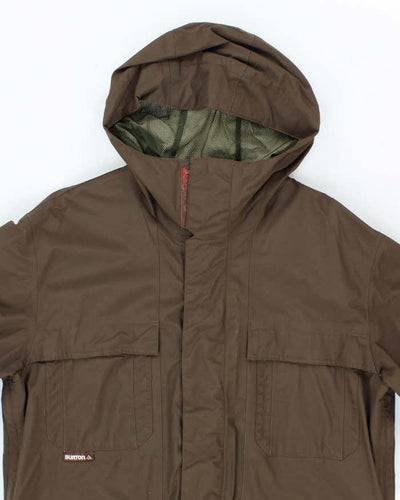 Vintage Y2K Burton Multi Pocketed Hooded Ski Jacket - L