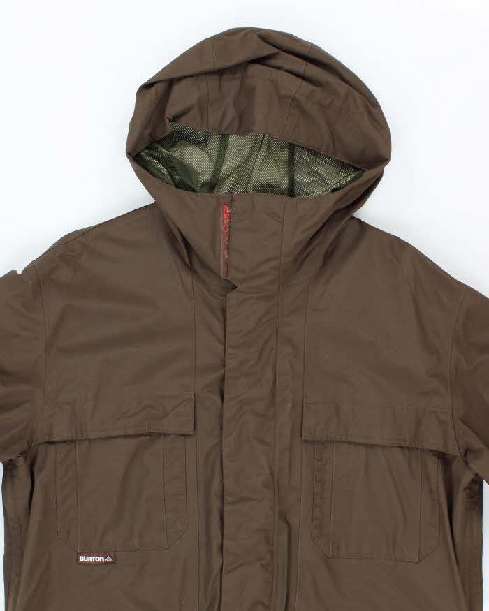 Vintage Y2K Burton Multi Pocketed Hooded Ski Jacket - L