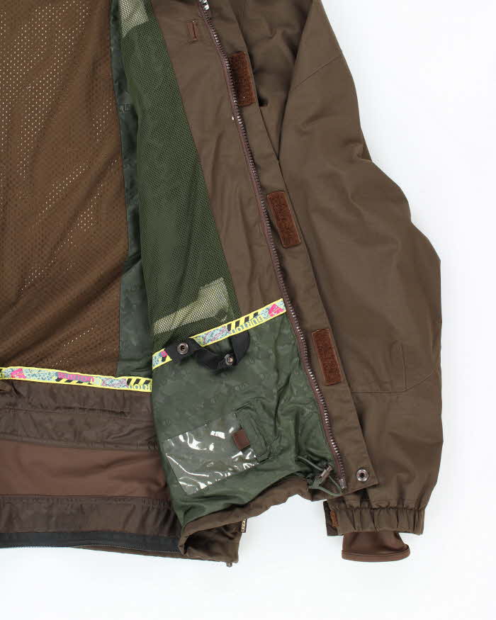 Vintage Y2K Burton Multi Pocketed Hooded Ski Jacket - L