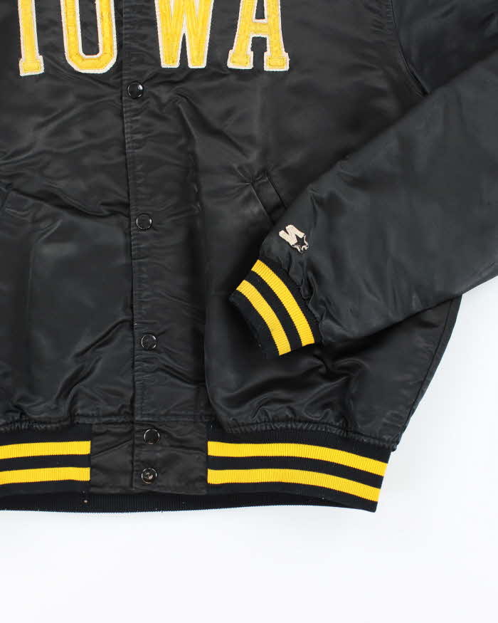 Vintage 90's Starter IOWA Spell Out Varsity Jacket - XL