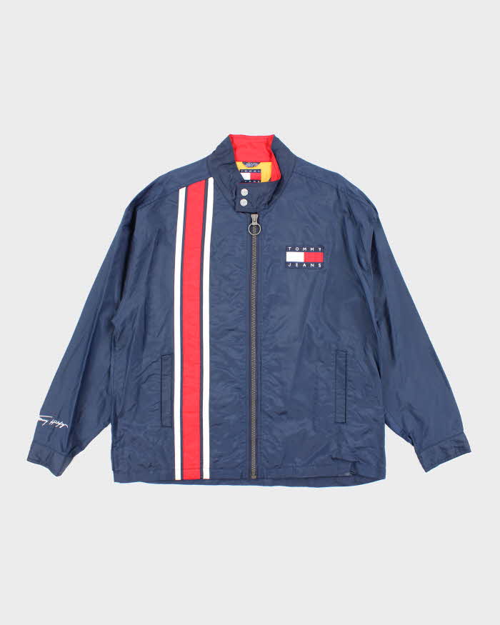 Vintage 90's Tommy Hilfiger Patched Logo Anorak Jacket - XL