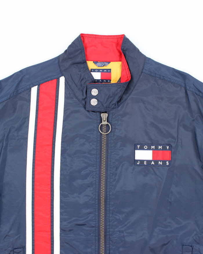 Vintage 90's Tommy Hilfiger Patched Logo Anorak Jacket - XL