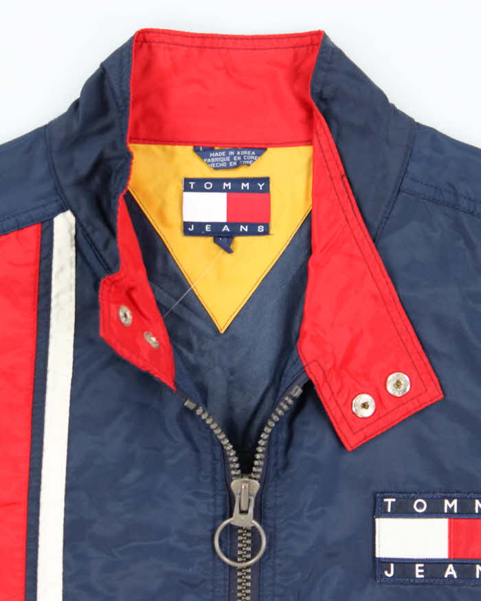 Vintage 90's Tommy Hilfiger Patched Logo Anorak Jacket - XL