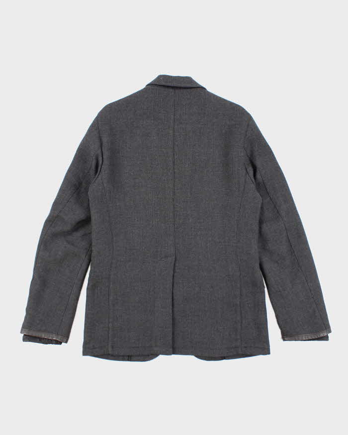 Vintage Prada Double Layered Wool Lined Blazer Jacket - L