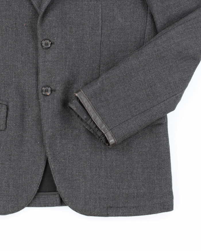 Vintage Prada Double Layered Wool Lined Blazer Jacket - L