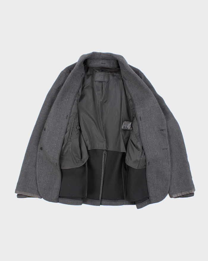 Vintage Prada Double Layered Wool Lined Blazer Jacket - L