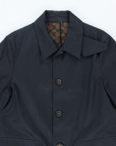 Vintage Coach Heavyweight Monogram Interior Overcoat - M