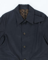 Vintage Coach Heavyweight Monogram Interior Overcoat - M