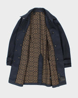 Vintage Coach Heavyweight Monogram Interior Overcoat - M