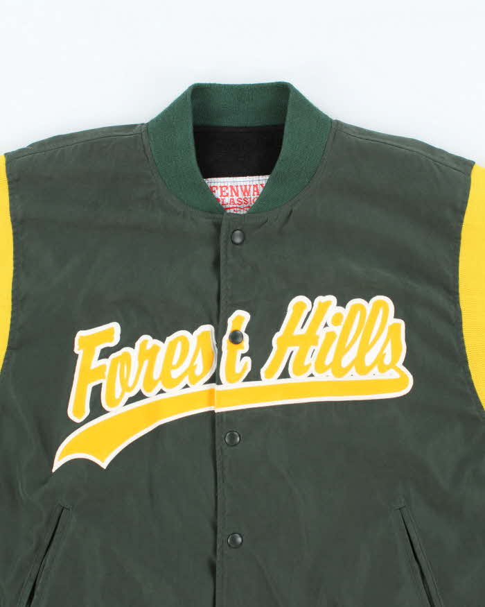 Vintage 90's Forest Hills Embroidered Varsity Jacket - XL