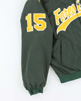 Vintage 90's Forest Hills Embroidered Varsity Jacket - XL