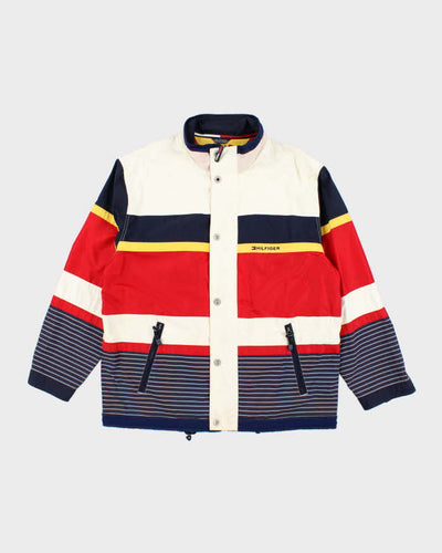 Vintage 90's Tommy Hilfiger Multi Patterned Sailing Jacket - XXL