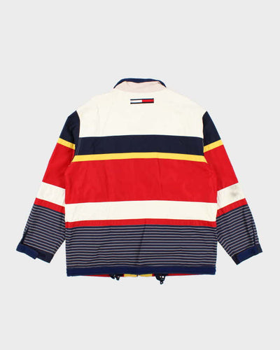 Vintage 90's Tommy Hilfiger Multi Patterned Sailing Jacket - XXL
