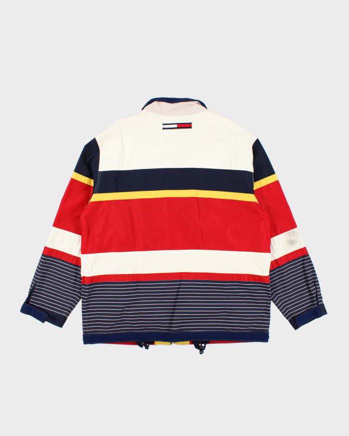 Vintage 90's Tommy Hilfiger Multi Patterned Sailing Jacket - XXL