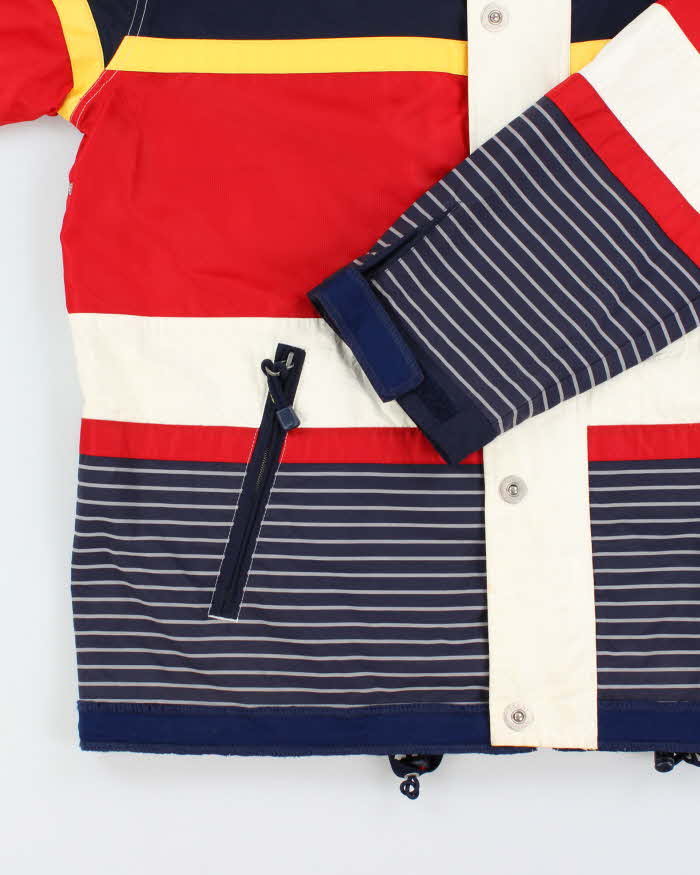 Vintage 90's Tommy Hilfiger Multi Patterned Sailing Jacket - XXL