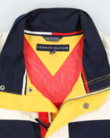 Vintage 90's Tommy Hilfiger Multi Patterned Sailing Jacket - XXL