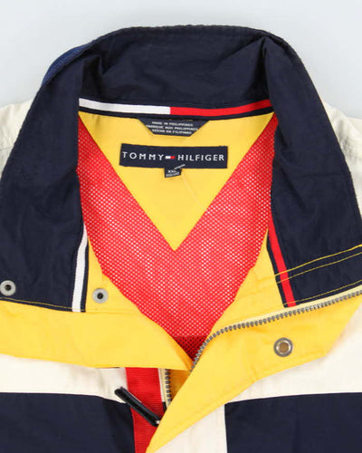 Vintage 90's Tommy Hilfiger Multi Patterned Sailing Jacket - XXL