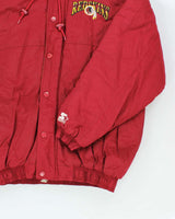 Vintage 90's Washington Red Skins Embroidered Hooded Puffer Jacket - L
