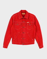Vintage 70's Spitfire Red Denim Jacket - M