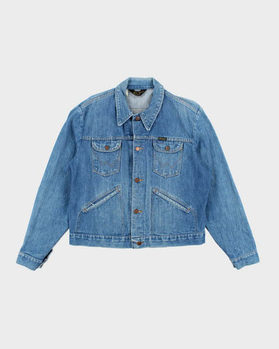 Vintage 80's Wrangler Light Wash Denim Jacket - M