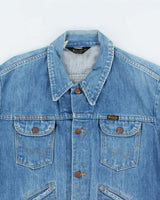 Vintage 80's Wrangler Light Wash Denim Jacket - M
