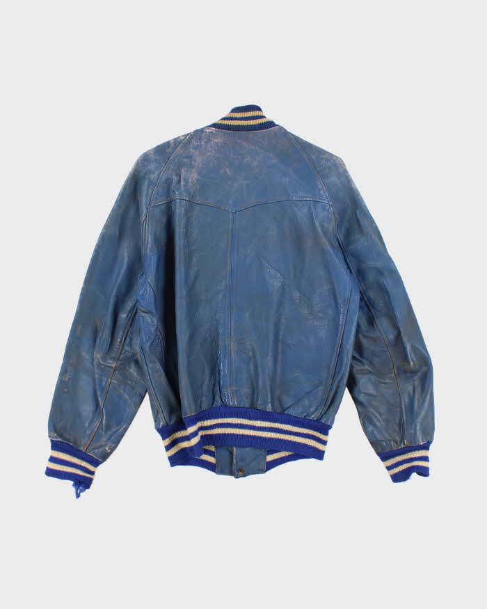 Vintage 50's Wallace League Champs Leather Varsity Jacket - S